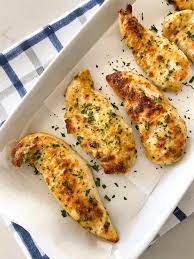 Parmesan Ranch Baked Chicken Tenders Recipe Chicken Tenderloin Recipes Oven Baked Chicken Tenders Baked Chicken Tenderloins