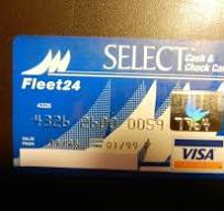 FLEET 24 VISA CARD* RARE EXPIRED CREDIT CARD. Exp. 1/99. | eBay