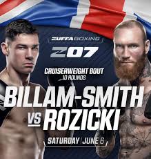 Chris Billam-Smith vs Ryan Rozicki cruiserweight boxing match