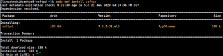 How To Install Vsftpd (Ftp Server) On Centos 8 / Rhel 8