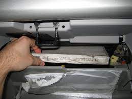 Chevrolet recommends inspecting the air filter every time the oil is changed or other maintenance is performed and replacing if it is clogged or excessively dirty. Chevrolet Cobalt Cabin Air Filter Replacement Guide 010