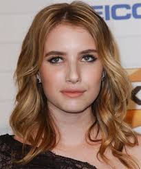 Emma Roberts Medium Wavy Hairstyle Frontal Hairstyles Copper Blonde Hair Color Copper Blonde Hair