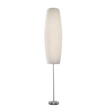 Battery powered table lamp lantern tested working jewelled. Style Selections Erskin 70 In Silver Shaded Floor Lamp In The Floor Lamps Department At Lowes Com