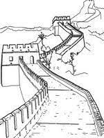 kids n fun 14 kleurplaten van wereld wonderen great wall of china ancient china coloring pages