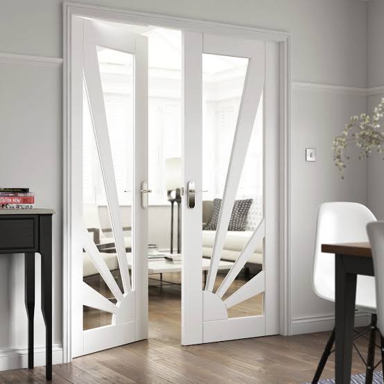Decca White Glazed Internal Door - Smart Door Supplies