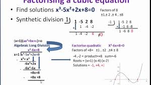 Howto How To Factorise A Cubic Equation