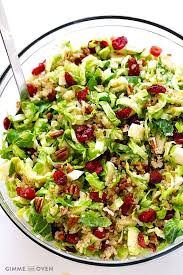 Brussels Sprouts Cranberry And Quinoa Salad Recipe Cranberry Quinoa Salad Recipes Healthy