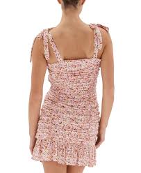 Minkpink Delphine Little Darling Ruched Dress, Pink, Medium - Walmart.com - Product from Walmart