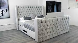 I'm short enough and it keeps the foot of the bed in place. Tv Beds With Bluetooth Speakers Tv Beds With Smart Tv S