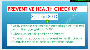 Save Your Tax With Preventive Health Check Up Youtube