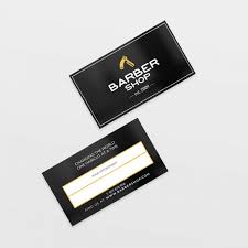 Create your own barber shop business cards. Simple Barber Shop Business Card Template Business Card Design Inspiration