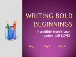 Bold Beginnings Worksheets Teaching Resources Tpt