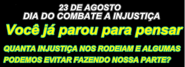 Resultado de imagem para 23 DE AGOSTO É DIA DE