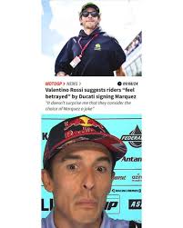 I have not finished understanding it", says Valentino Rossi about Ducati's  decision to promote Marc Márquez to the factory team #MotoGP2024  #ValentinoRossi #MarcMarquez
