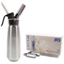 The nitrous oxide gas released during the whipping phase creates small bubbles that ultimately creates the texture and physical appearance of the whipped cream on the finished dish or food item. 10 Whipped Cream Recipes For A Whipped Cream Dispenser Recipes With Whipping Cream Whipped Cream Dispenser Recipe Whipped Cream Canister