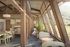 Un Abri Alpin Pour Les Grimpeurs De La Montagne Maison Ecologique Maison Bioclimatique Maison Autonome