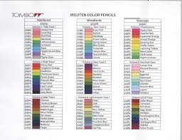 Irojiten Color Pencil Chart In 2019 Color Pencil Art