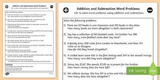 I teach third grade and my babies are struggling with what to actually do in a word problem. Addition And Subtraction Word Problems Year 3 Maths