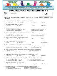 Jangan membalikkan punggung anda pada kiblat, jangan bersiul, mereka tidak boleh bernyanyi, beristirahat di tangga, dan menyiram toilet. Soal Uas Pai Kelas 3 Sd Semester 2 Dan Kunci Jawaban Pdf