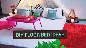 Proper lighting and some greenery will make it an ideal bedroom for you. Stylish Diy Floor Bed Decor Ideas India No Bed Bedroom Idea Rekha S Interior Tips Youtube