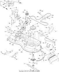 Does anyone have a belt diagram for this and where the spring clips to? Ariens 936085 960460063 01 46 Automatic Tractor Parts Diagram For Mower Deck