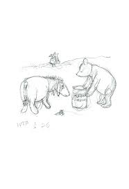 Please enter a suggested description. Some Of The First Sketches Of Winnie The Pooh Literary Hub