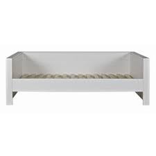 woood bedbank dennis 90x200 cm excl lattenbodem matras en opberglade grenen gelakt kiezelgrijs bij karwei bedbank bed woood meubels