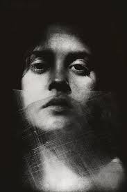 Black And White Photos Of Faces In Shadows Split 2 Fine Art Surreal Photo Print Girl Behind Broken Etsy Dark Art Photography Surreal Photos Black And White Portraits