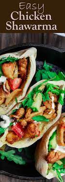 Easy Chicken Shawarma Recipe Video The Mediterranean Dish