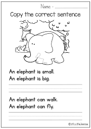 These Sentence Writing Pages Are Great For Kindergarten And First Graders Children Will Practice Writing The Cor Sentence Writing Kindergarten Writing Writing