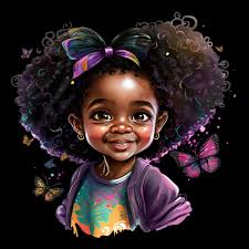 63 Cute Chibi Afro Girl, Transparent Backgrounds, PNG Clipart Bundle,  Sublimation Print, Graphics Bundle, Commercial Use