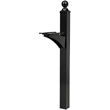 You and your neighbor can increase curb appeal with this better box mailbox decorative cast aluminum double mailbox in black. Gibraltar Mailboxes Landover Aluminum Black Mailbox Post Lp000b00 Amazon Com