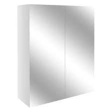 This style requires a little extra work. Moods Alba 600 2 Door White Gloss Mirrored Bathroom Cabinet Dift1410