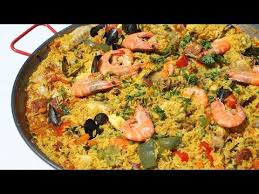 Paella Au Poulet Au Chorizo Et Aux Fruits De Mer Cooking With Morgane Youtube Paella Recette Paella Au Poulet Paella