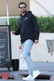 Off White Air Force 1 Black Outfit Scott Disick Spotted In La Wearing A Campus Hoodie By Off White C O Virgil Abloh X Nike Nike Air Force Outfit Nike Air Force 1 Outfit Nike Air Force Men