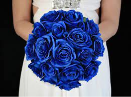 Maybe you would like to learn more about one of these? Royal Blue Brides Bouquet Complete Wedding Flower Package With Bride Maid Of Honor Throw Bouqu Blue Wedding Flowers Silk Flowers Wedding Royal Blue Wedding