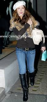 Want to discover art related to katebeckinsale? Kate Beckinsale Wearing Rock Republic Scorpion Trick Jeans Celebrity Style Guide