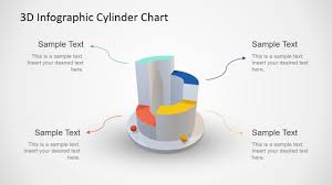 3d Infographic Cylinder Chart