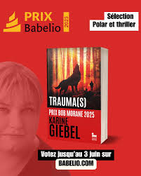 Je suis très touchée de découvrir que « Trauma(s) » est en lice pour le  prix @babelio_ ! ✨ 👉Pour voter, rendez-vous ici : https://urls.fr/m0qxyl  Les finalistes du prix Babelio 2025 ont