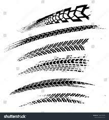 Motorcycle Tire Tracks Vector Illustration Grunge Automotive Element Useful For Poster Print Flyer Book Bookle Tire Tracks Trash Polka Vector Illustration