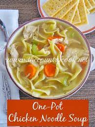 Easy One Pot Chicken Noodle Soup Recipe Stew Recipes Recipes Soup Recipes Chicken Noodle