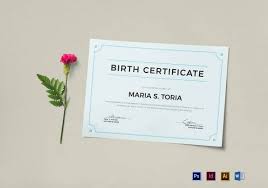 Buy 2 get 1 free 7 days left. Birth Certificate Template 38 Word Pdf Psd Ai Indesign Format Download Free Premium Templates