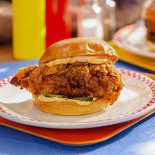 Sunny S Spicy Chicken Sandwich Remake Recipe Spicy Chicken Sandwiches Food Network Recipes Spicy Chicken