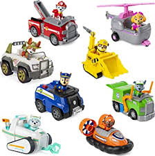 Vidéo des figurines de #playmobile #lego en français. Paw Patrol Jeu Enfant Vehicule Figurine La Pat Patrouille Modele Aleatoire Amazon Fr Jeux Et Jouets