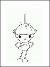 Zowie polie holds a fan; Coloring Game Rolie Polie Olie 8