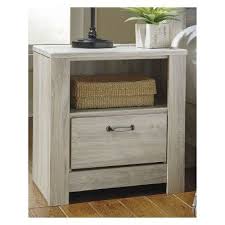 Tapered, solid wood legs add a stylish. Bellaby One Drawer Nightstand White Signature Design By Ashley Signature Design By Ashley Drawer Nightstand Dark Wood Bed Frame