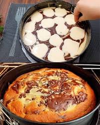 This recipe from grandma blew everyone away! I have never eaten such a  delicious chocolate yogurt cake! Ingredients: For the Cake: 3 eggs A pinch  of salt A little vanilla extract 150