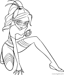 Ladybug and chat noir coloring pages. Miraculous Ladybug Coloring Pages Coloringall