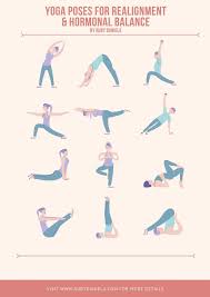 Yoga Asanas For Realignment And Hormonal Health By Ruby Daniela In 2020 Fertility Yoga Poses Yoga Balance Poses Yoga For Pcos