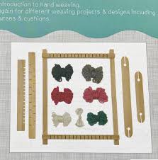 Additional spokes or loop holders, 2 pins; Beginner Weaving Kit First Loom Craft Kit Childs Learn To Etsy Weaving Kit Loom Craft Craft Kits
